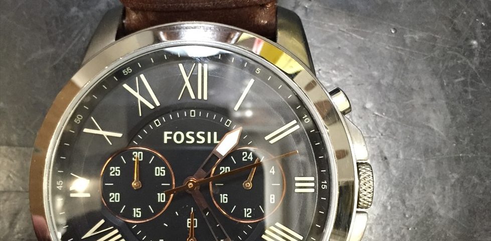 メンズ時計 フォッシル(FOSSIL)JR1424 クロノグラフ 電池交換必要